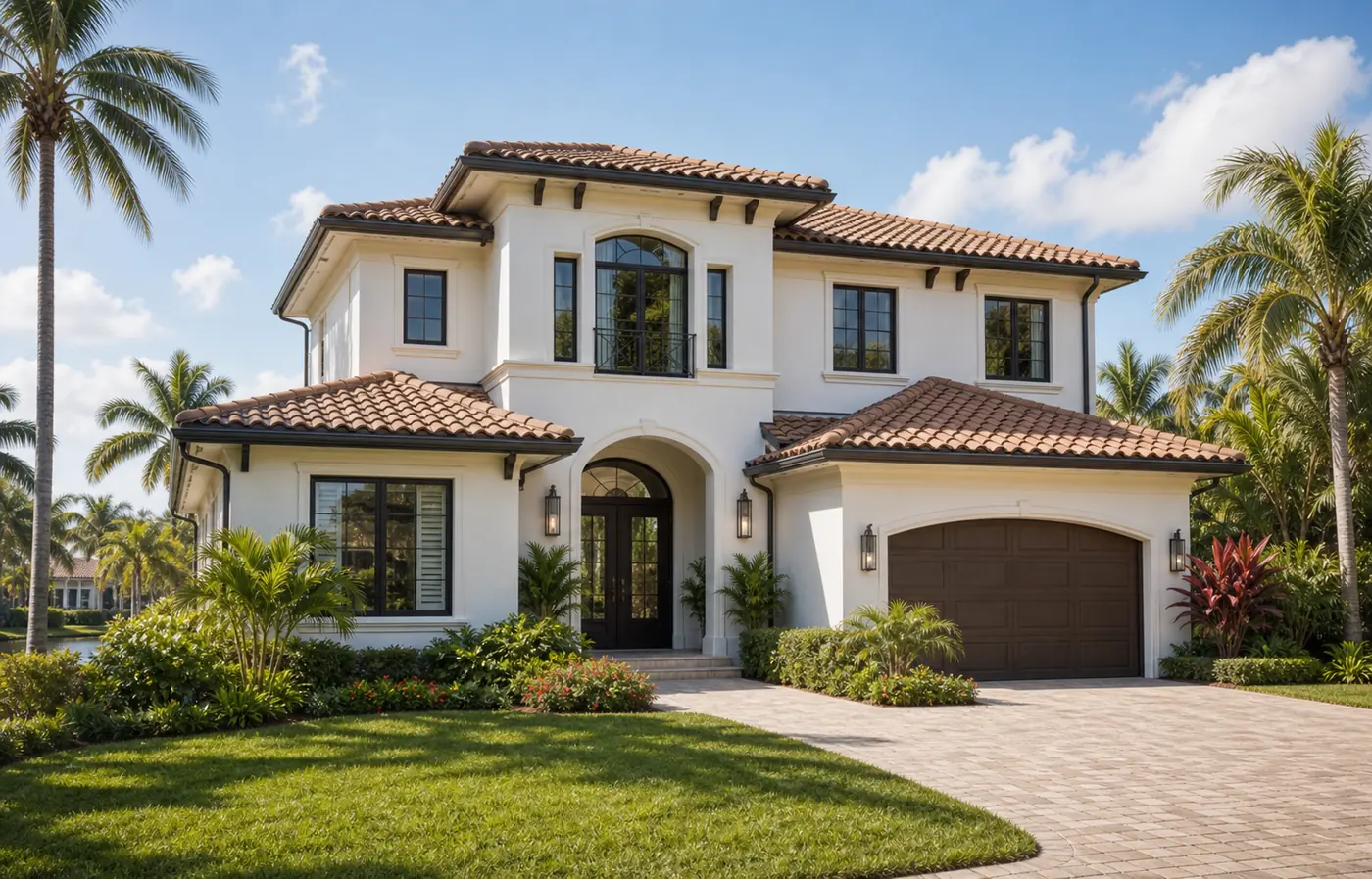 Second-story addition in Naples with expanded upper level, matched exterior design, new windows, and updated roofline.